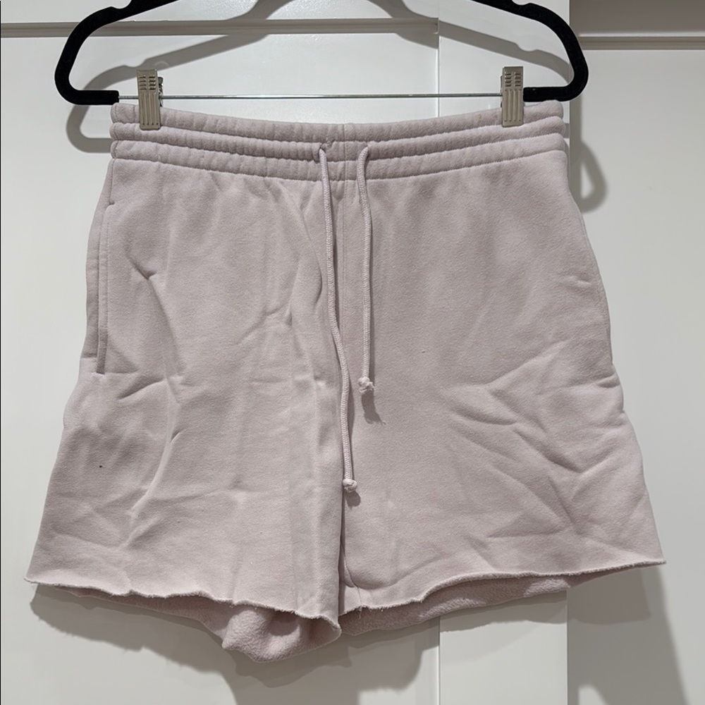TNA Purple Athletic Shorts with Elastic Waistband